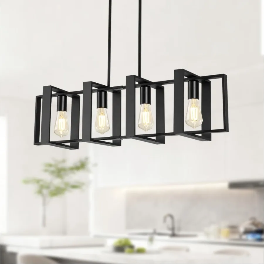 Dining Room Light Fixture 4-Light Kitchen Island Lighting Height Adjustable Island Lights For Kitchen Linear Chandeliers For Di
Dining Room Light Fixture 4-Light Kitchen Island Lighting Height Adjustable Island Lights For Kitchen Linear Chandeliers For Di