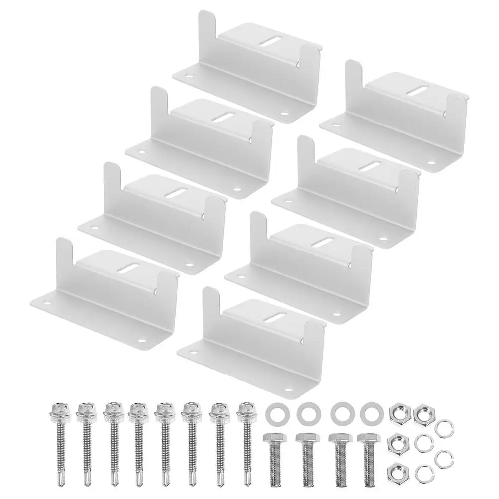 1Set Aluminum Alloy Solar Panel Brackets Heavy-Duty Wind Rain Snow Resistant Mounting System for Remote Off-Grid Installations
1Set Aluminum Alloy Solar Panel Brackets Heavy-Duty Wind Rain Snow Resistant Mounting System for Remote Off-Grid Installations