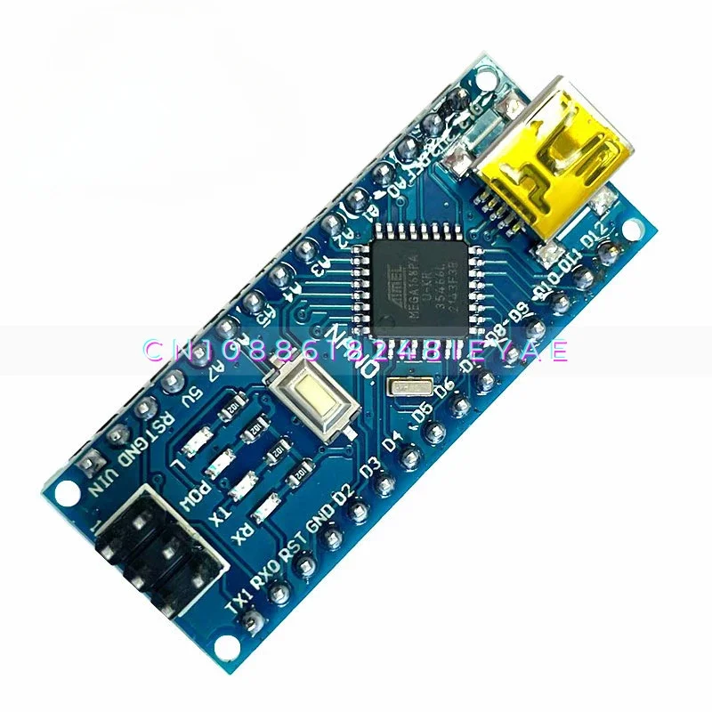 Макетная плата ATmega168P, совместимая с улучшенной версией Nano V3 ATMEG328P CH340
Макетная плата ATmega168P, совместимая с улучшенной версией Nano V3 ATMEG328P CH340