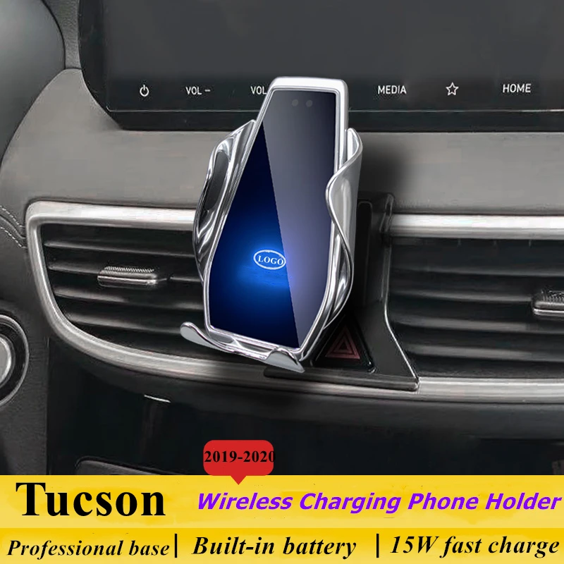 Dedicated for Hyundai Tucson 2019-2020 Car Phone Holder 15W Qi Wireless Car Charger for iPhone Xiaomi Samsung Huawei Universal
Dedicated for Hyundai Tucson 2019-2020 Car Phone Holder 15W Qi Wireless Car Charger for iPhone Xiaomi Samsung Huawei Universal