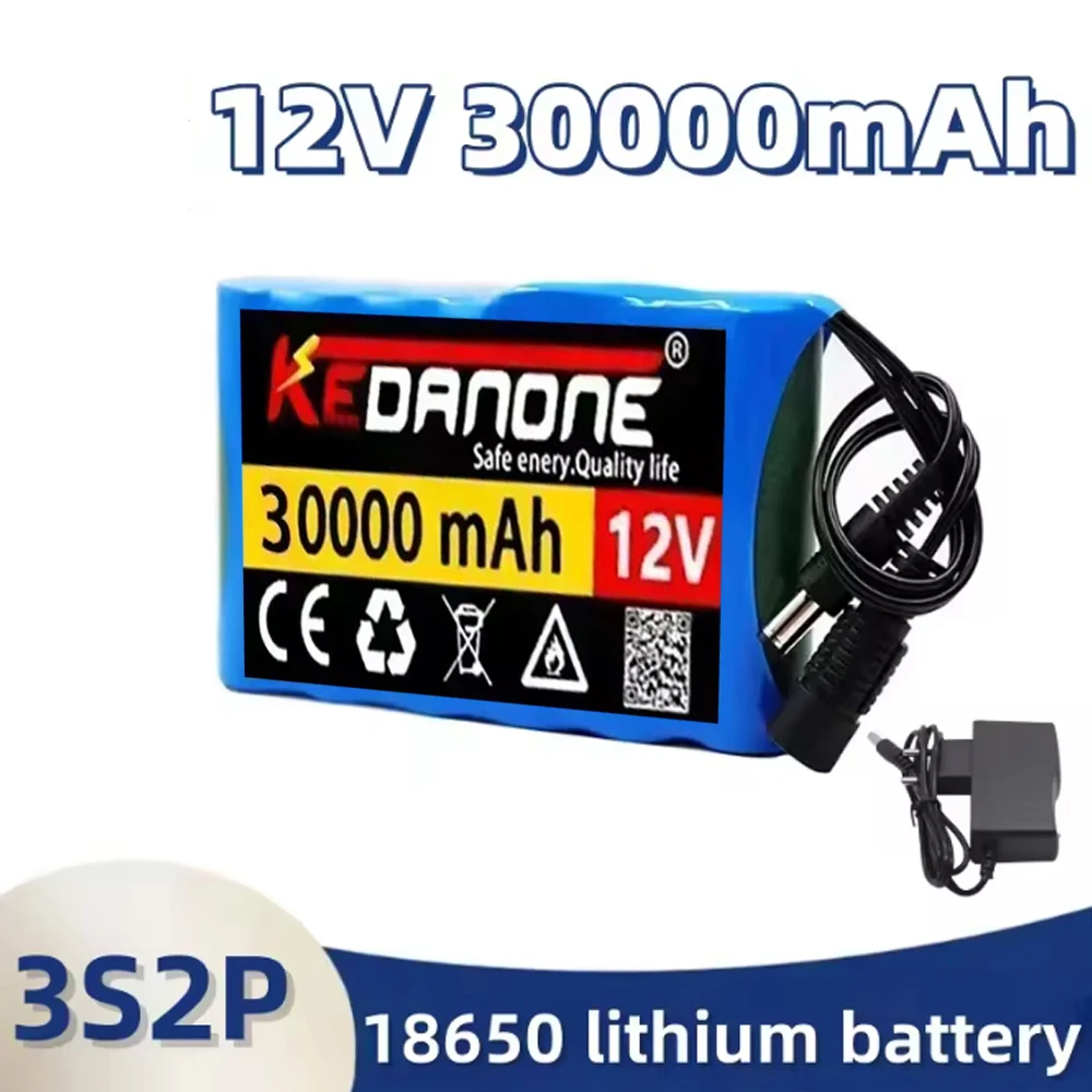 NEW 12V 30000mah 3S2P 18650 Li Ion Battery 12.6V 30Ah Rechargeable CCTV Camera Replacement114
NEW 12V 30000mah 3S2P 18650 Li Ion Battery 12.6V 30Ah Rechargeable CCTV Camera Replacement114