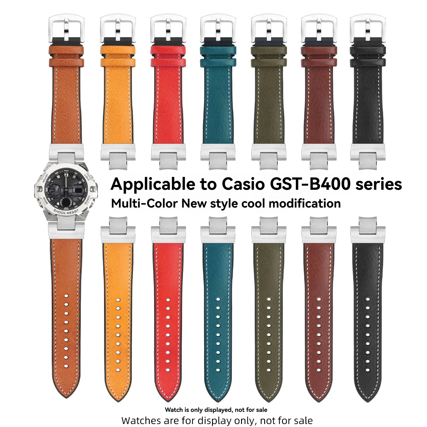 Сменный итальянский кожаный и резиновый гибридный ремешок своими руками для Casio G-Shock GST-B400D «Железное сердце», водонепроницаемый мужской ремешок для переоборудования
Сменный итальянский кожаный и резиновый гибридный ремешок своими руками для Casio G-Shock GST-B400D «Железное сердце», водонепроницаемый мужской ремешок для переоборудования