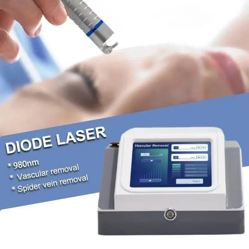 Diode laser 980nm venous removal device - painless removal of spider veins
Diode laser 980nm venous removal device - painless removal of spider veins