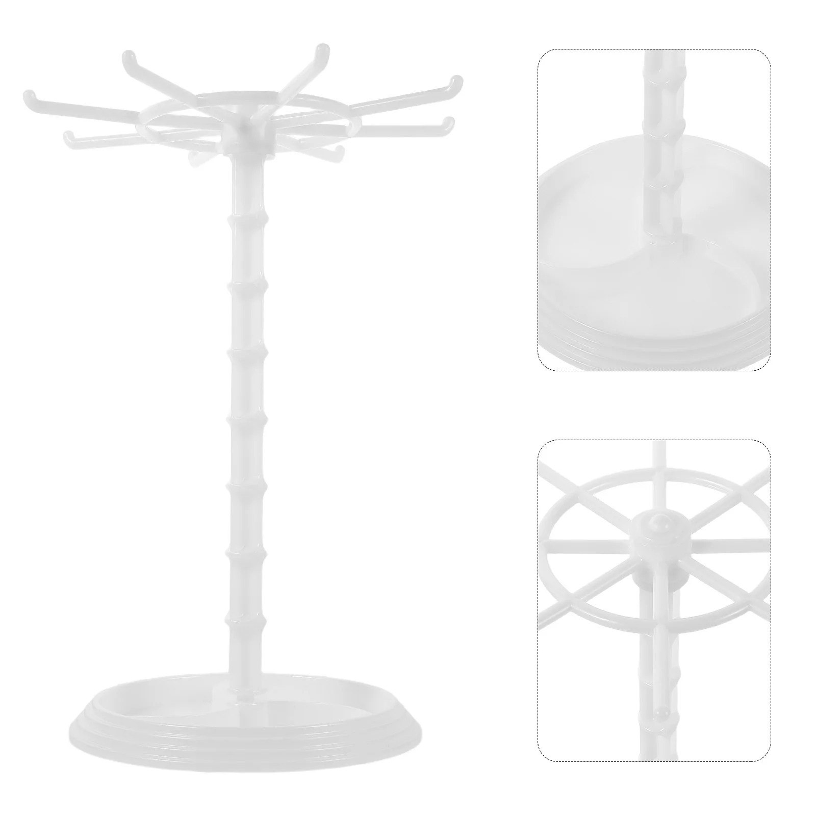 360 Degree Rotating Jewelry Display Stand Holder for Bracelets Earrings Necklaces Rings Keychains Tabletop Organizing Solution
360 Degree Rotating Jewelry Display Stand Holder for Bracelets Earrings Necklaces Rings Keychains Tabletop Organizing Solution