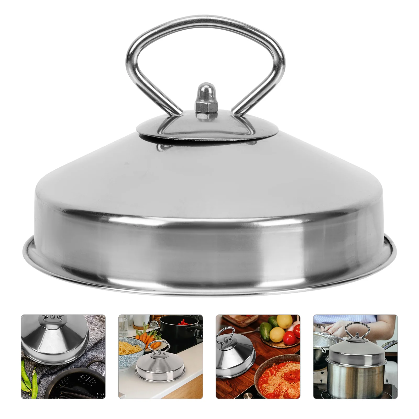 Cover Lid Dome Pot Steamer Basting Pan Food Lids Cooking Steaming Melting Metal Replacement Steam Skillet Wok Iron Universal
Cover Lid Dome Pot Steamer Basting Pan Food Lids Cooking Steaming Melting Metal Replacement Steam Skillet Wok Iron Universal