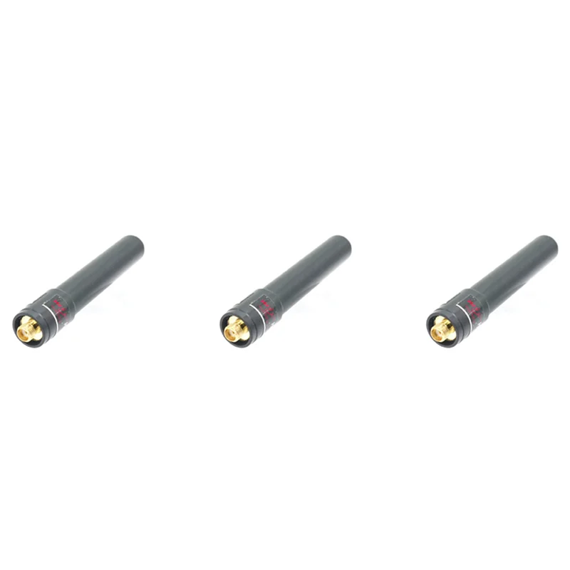 3X High Gain Antenna HH-S518+ SMA-Female 145/435Mhz Dual Band Short Hand Antenna For Baofeng UV-5R
3X High Gain Antenna HH-S518+ SMA-Female 145/435Mhz Dual Band Short Hand Antenna For Baofeng UV-5R