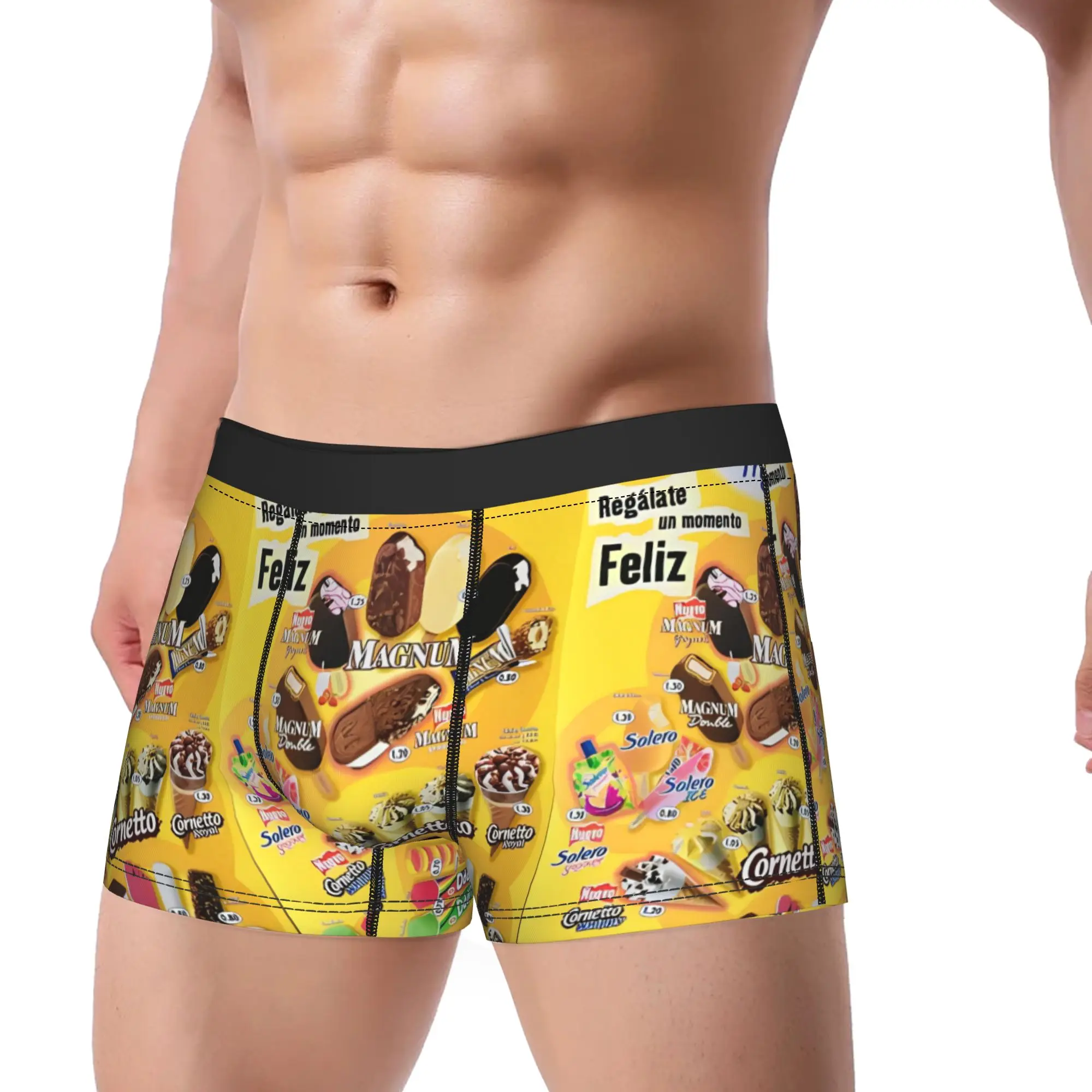 Funny Ice Cream F-Frigos Boxer Brief Underwear Trenky Males Comfortable Trunk Print Large Size Panties
Funny Ice Cream F-Frigos Boxer Brief Underwear Trenky Males Comfortable Trunk Print Large Size Panties