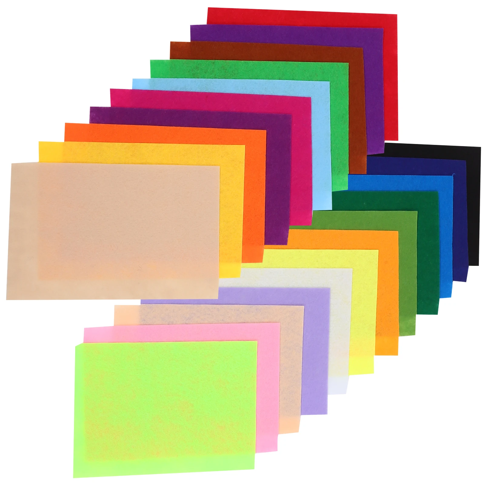 22pcs Colored Felt Cloth Fabric Sheets 20x30cm DIY Crafts Sewing Quilting Solid Color Felt Supplies s Activities Portable
22pcs Colored Felt Cloth Fabric Sheets 20x30cm DIY Crafts Sewing Quilting Solid Color Felt Supplies s Activities Portable