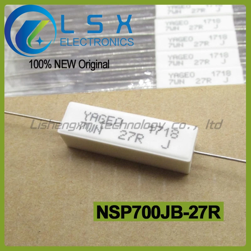 10pcs NSP700JB-27R 7W 27R 5% 7W27RJ horizontal ceramic cement resistance ceramic shell resistance
10pcs NSP700JB-27R 7W 27R 5% 7W27RJ horizontal ceramic cement resistance ceramic shell resistance