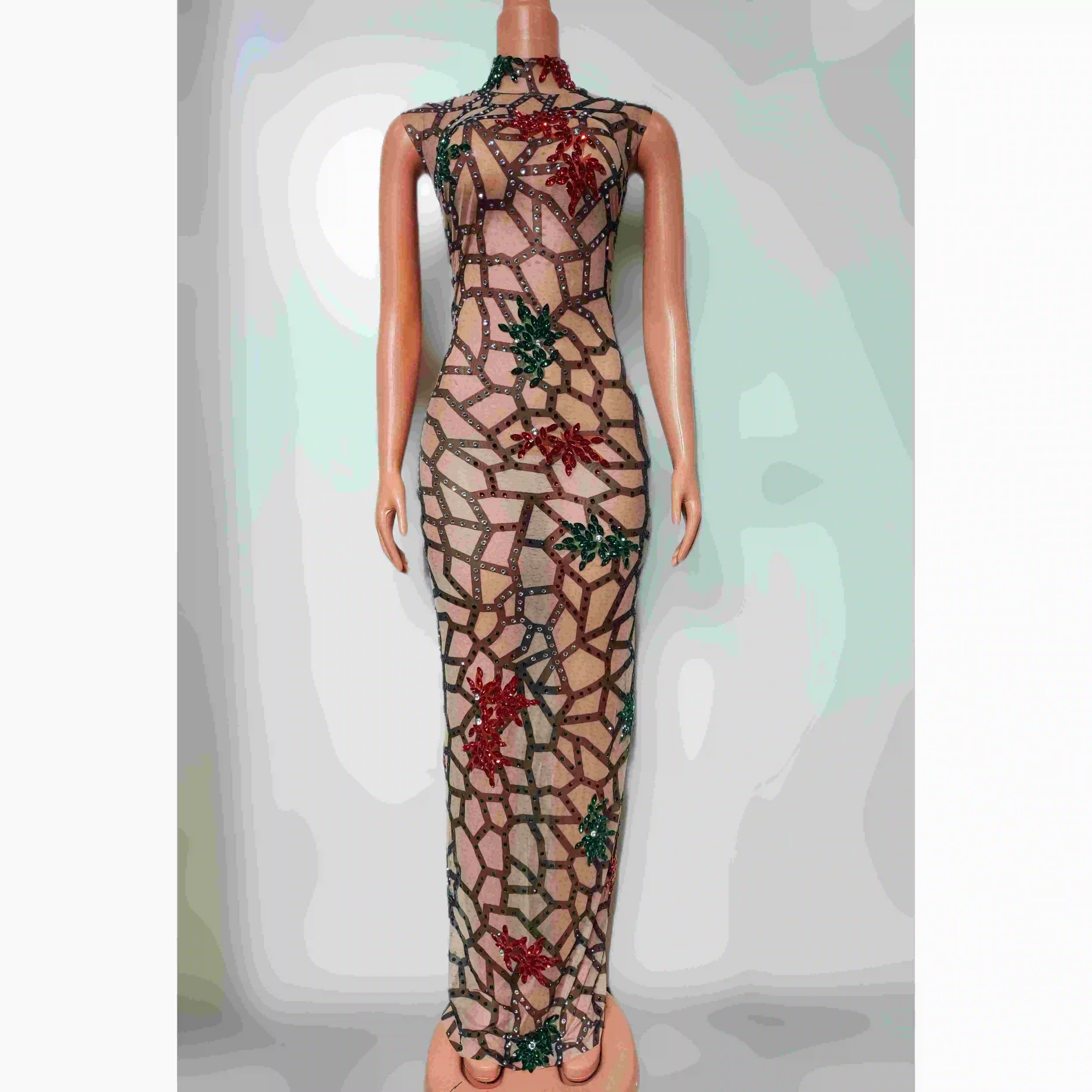 Jazz Performance Costumes Sexy Rhinestones Print Stage Dress Nightclub Bar Dj Singer Model Women Gogo Dancers Long Dress DN19467
Jazz Performance Costumes Sexy Rhinestones Print Stage Dress Nightclub Bar Dj Singer Model Women Gogo Dancers Long Dress DN19467
