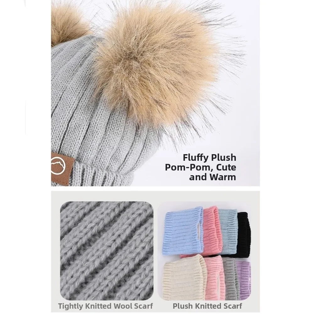 Комплект из 3 предметов: шапка, шарф и перчатки с флисовой подкладкой, вязаная шапка из утолщенного материала, детская шапка-бини, термозащита
Комплект из 3 предметов: шапка, шарф и перчатки с флисовой подкладкой, вязаная шапка из утолщенного материала, детская шапка-бини, термозащита