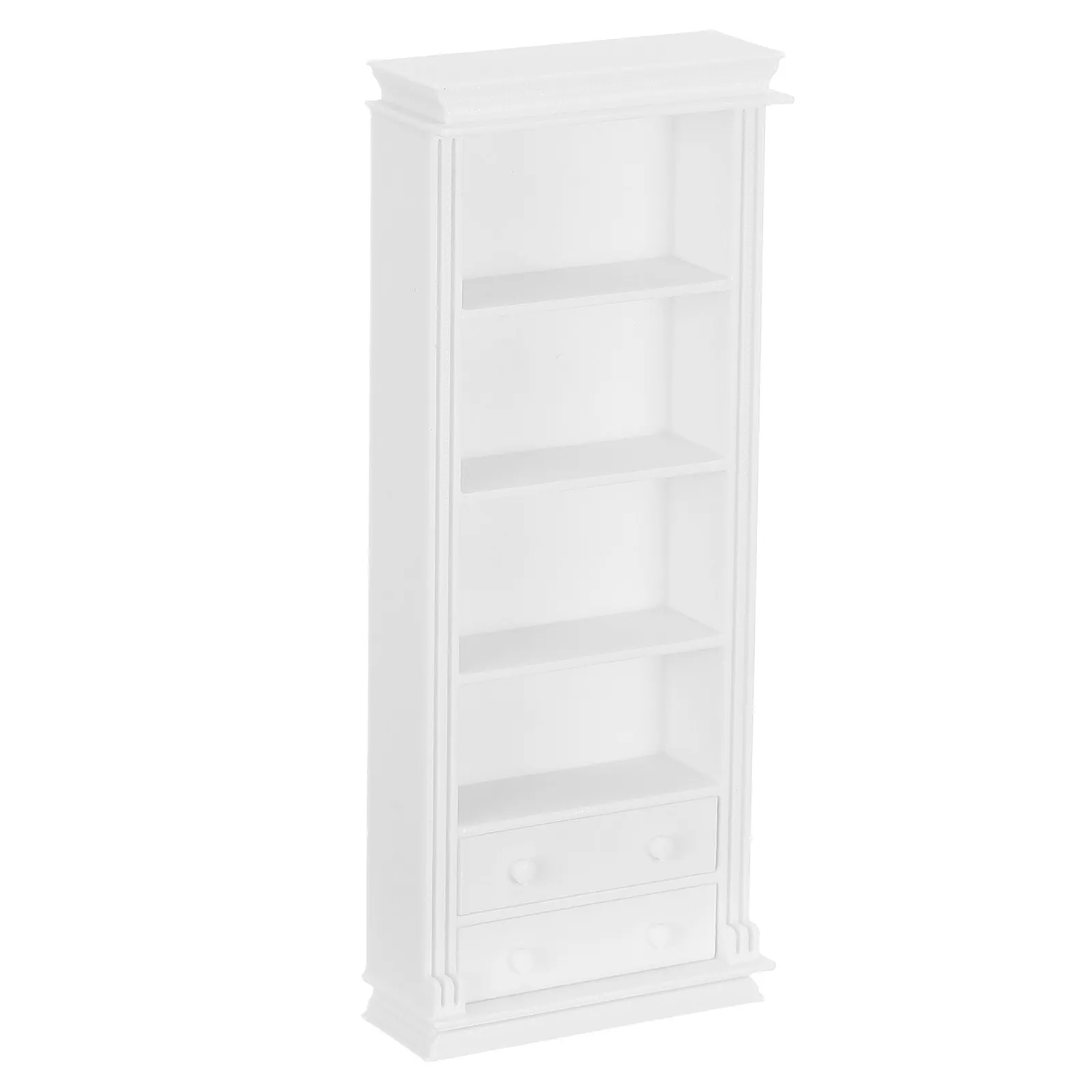 Miniature Dollhouse Bookcase 1:12 Scale Narrow 4-Tier Bookshelf Display Cabinet Furniture Mini Shelf for Living Room Kitchen
Miniature Dollhouse Bookcase 1:12 Scale Narrow 4-Tier Bookshelf Display Cabinet Furniture Mini Shelf for Living Room Kitchen