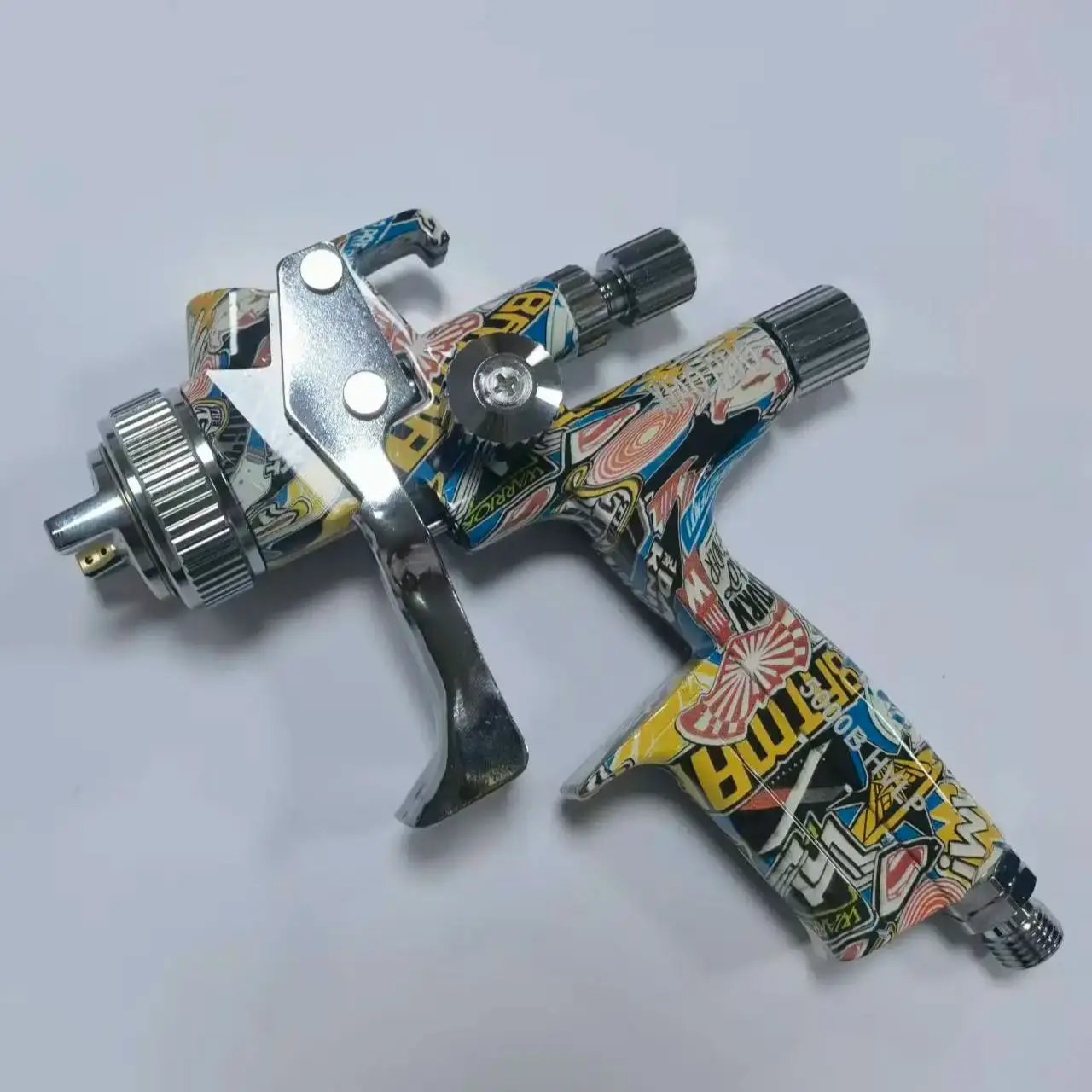 New 5000B Patterned Car Paint Sprayer with High Atomization Top Tank, 600ml Capacity, Pneumatic Tool for Topcoat Spraying
New 5000B Patterned Car Paint Sprayer with High Atomization Top Tank, 600ml Capacity, Pneumatic Tool for Topcoat Spraying