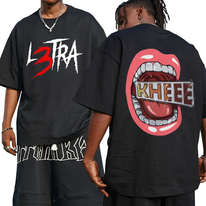 Rapper Luar La L L3tra Graphic T Shirt Men Women Summer Fashion Hip Hop T-shirt Male Casual Oversized Retro Harajuku Tee Shirts
Rapper Luar La L L3tra Graphic T Shirt Men Women Summer Fashion Hip Hop T-shirt Male Casual Oversized Retro Harajuku Tee Shirts