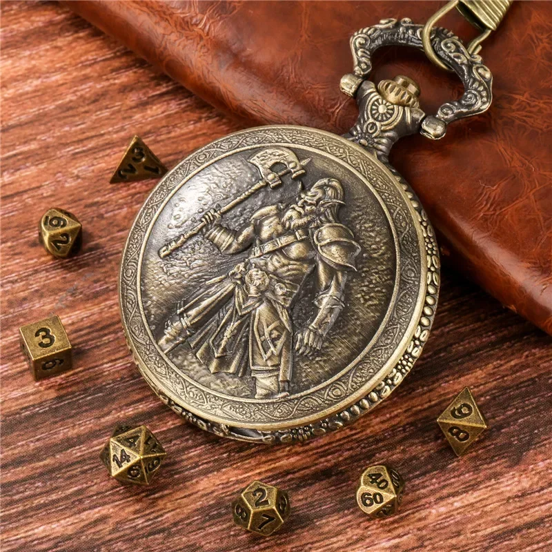 7pcs/set Small Size Metal Polyhedral Dice for Role Playing Game RPG Dices with Axe Barbarians Pocket Watch Case Pendant Chain
7pcs/set Small Size Metal Polyhedral Dice for Role Playing Game RPG Dices with Axe Barbarians Pocket Watch Case Pendant Chain