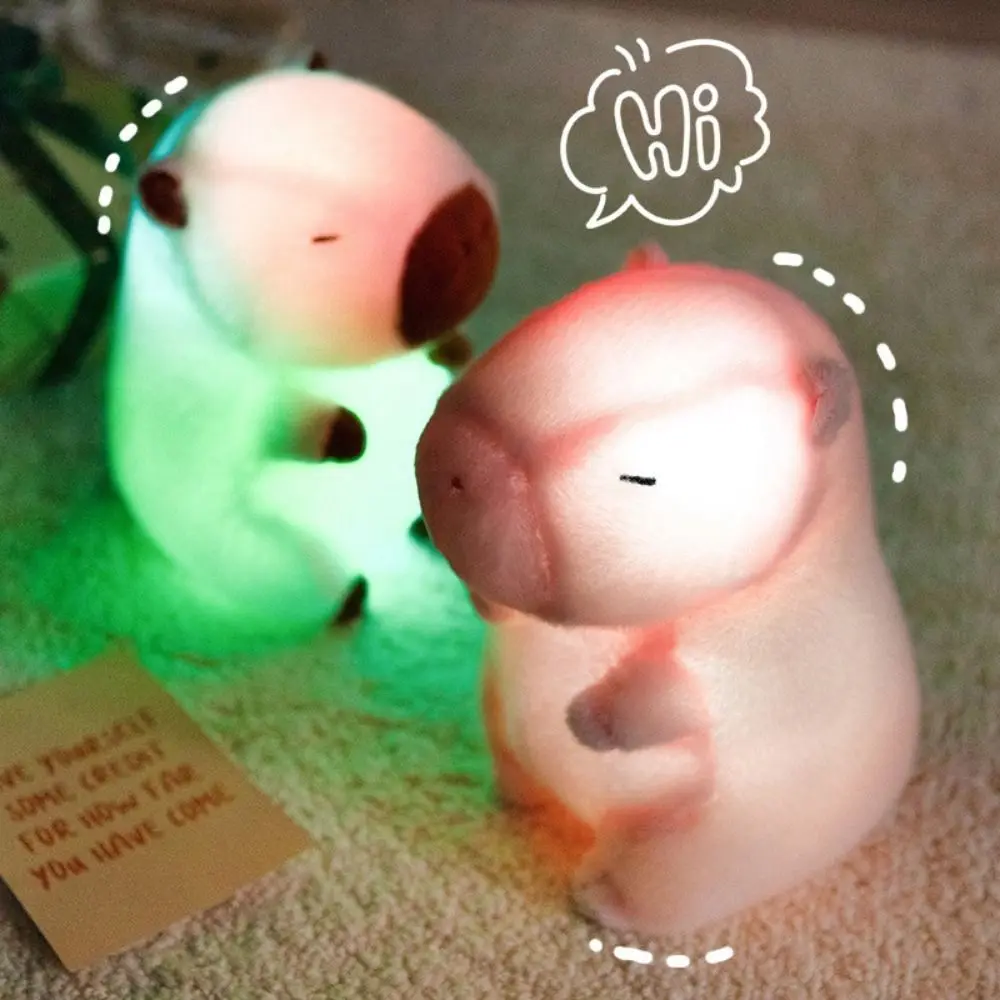 Luminous Lighted Capybara Plush Toy Soft Light Fluffy Texture LED Capybara Stuffed Animal Comfortable To Touch Colorful Light
Luminous Lighted Capybara Plush Toy Soft Light Fluffy Texture LED Capybara Stuffed Animal Comfortable To Touch Colorful Light