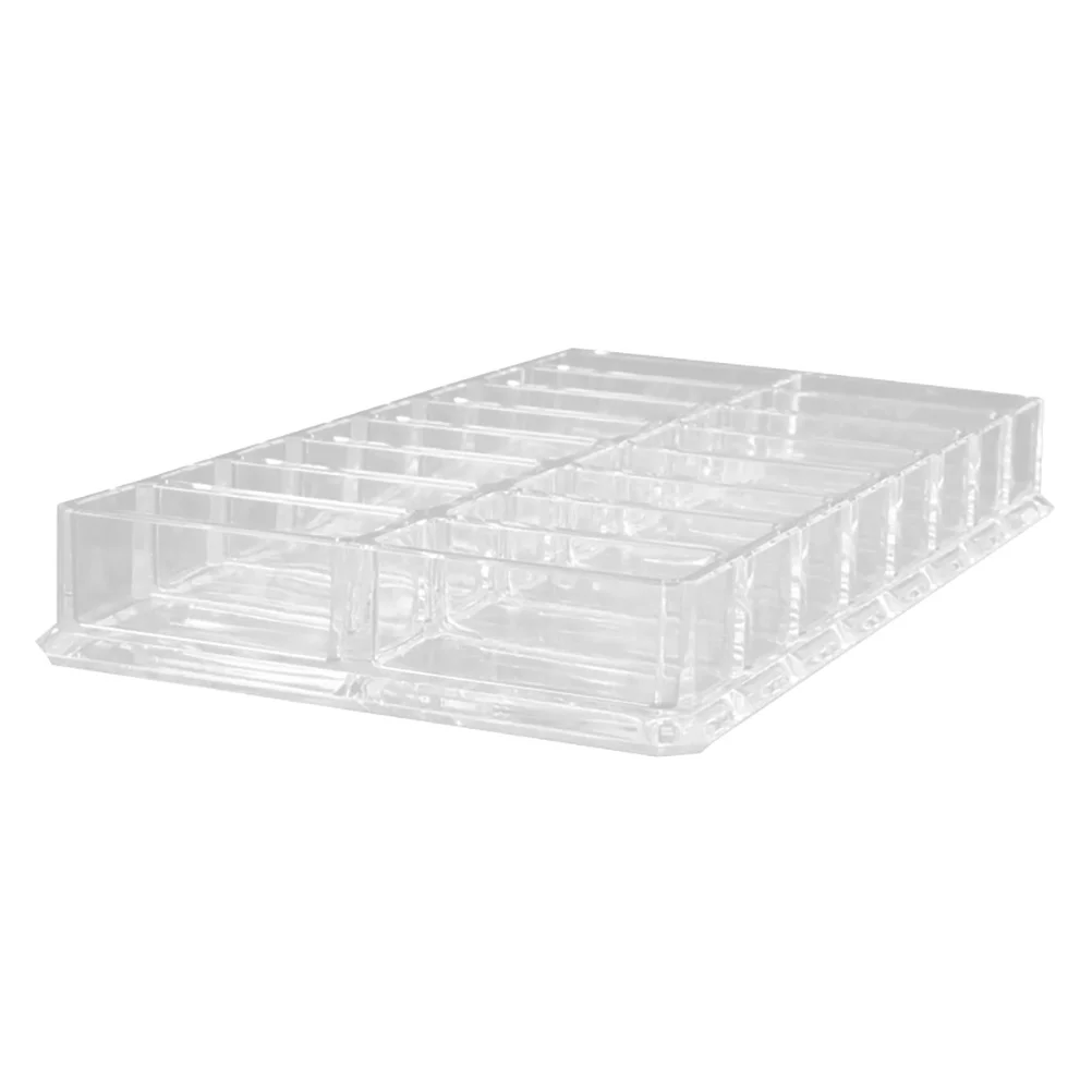 1pc 16 Grids Acrylic Makeup Storage Box Clear Double Row Powder Organizer For Lipstick Compact Display Tool Rack
1pc 16 Grids Acrylic Makeup Storage Box Clear Double Row Powder Organizer For Lipstick Compact Display Tool Rack