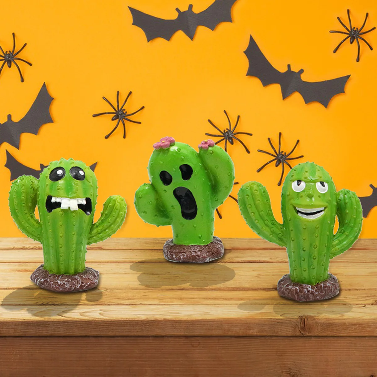 3pcs Miniature Monster Cactus - Waterproof Garden Decor for Terrarium 
3pcs Miniature Monster Cactus - Waterproof Garden Decor for Terrarium