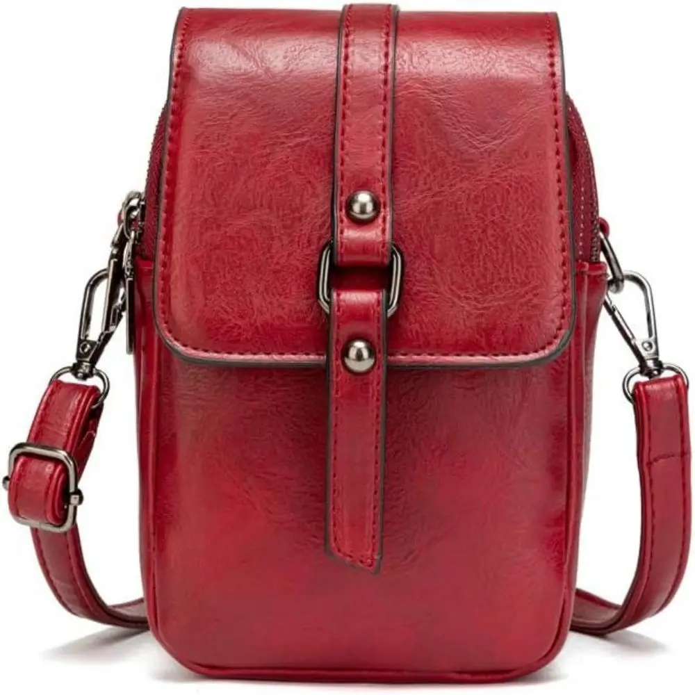Vintage Crossbody Phone Bag for Women, Small Leather Shoulder Purse and Handbag with Tassel&Rivet Decoration
Vintage Crossbody Phone Bag for Women, Small Leather Shoulder Purse and Handbag with Tassel&Rivet Decoration