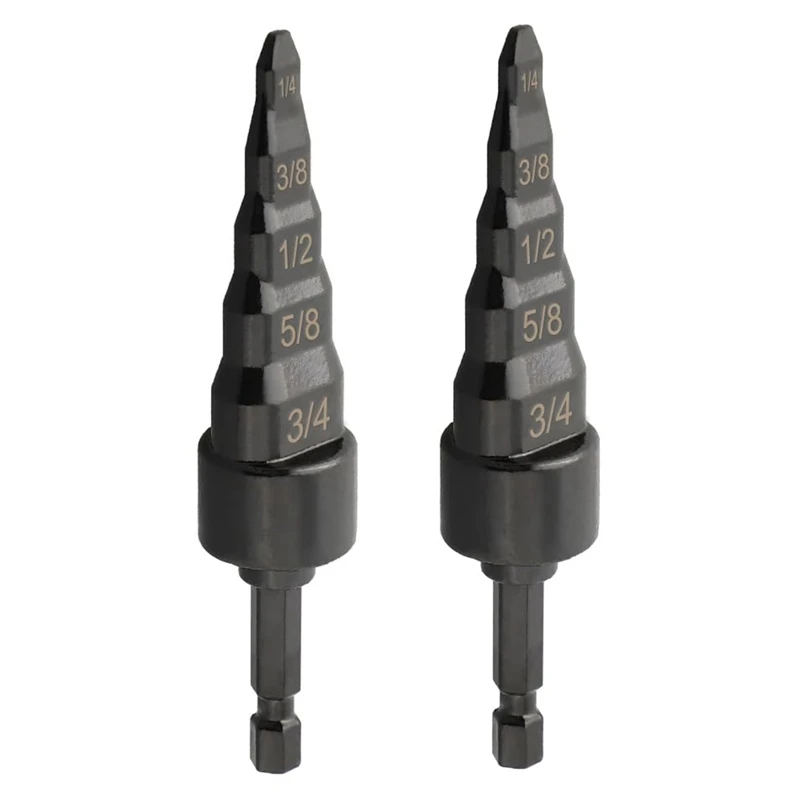 2PCS Copper Tube Expander, 5 In1 Air Conditioner Copper Pipe Swaging Flaring Drill Bits Repair Tool
2PCS Copper Tube Expander, 5 In1 Air Conditioner Copper Pipe Swaging Flaring Drill Bits Repair Tool