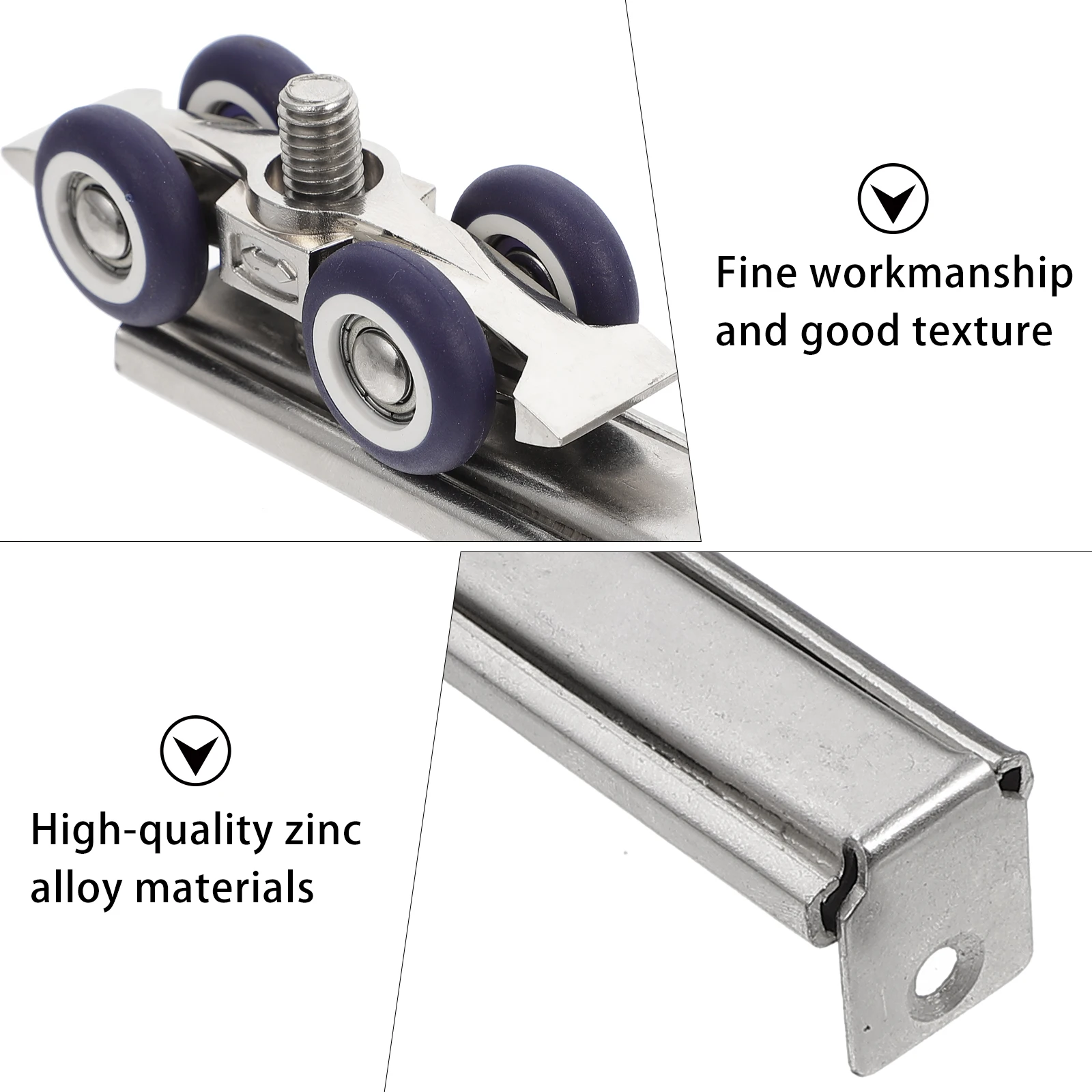 1Set Door Track Roller Sliding Wheel Set Durable Silent High Load Bearing Bearing Track System for Smooth Door Window Sliding
1Set Door Track Roller Sliding Wheel Set Durable Silent High Load Bearing Bearing Track System for Smooth Door Window Sliding