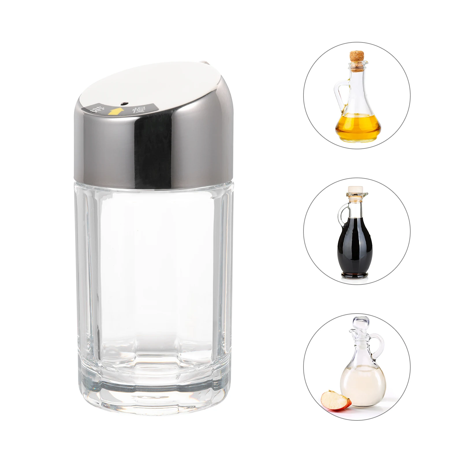 1Pcs Anti-Leak Oil Bottle Premium Acrylic and Stainless Steel Seasoning Dispenser for Kitchen Use Wine Vinegar Soy Storage
1Pcs Anti-Leak Oil Bottle Premium Acrylic and Stainless Steel Seasoning Dispenser for Kitchen Use Wine Vinegar Soy Storage