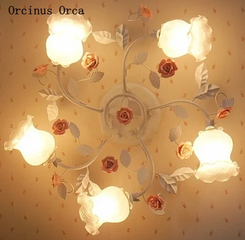 American rural color flower ceiling lamp living dining room Girl Bedroom Mediterranean romantic creative rose ceiling lamp
American rural color flower ceiling lamp living dining room Girl Bedroom Mediterranean romantic creative rose ceiling lamp