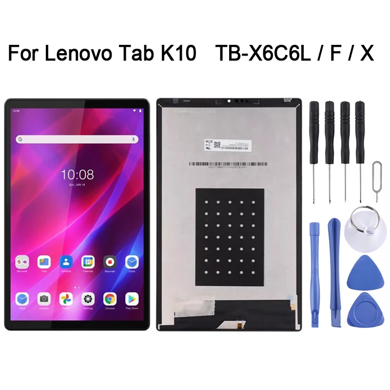 LCD Screen For Lenovo Tab K10 TB-X6C6L TB-X6C6F TB-X6C6X 10.3 Inch Tablet Display with Digitizer Full Assembly Replacement
LCD Screen For Lenovo Tab K10 TB-X6C6L TB-X6C6F TB-X6C6X 10.3 Inch Tablet Display with Digitizer Full Assembly Replacement