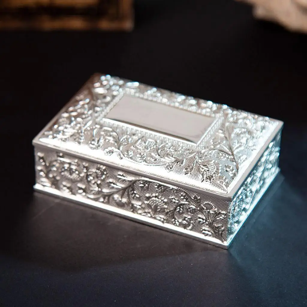 Retro Style Storage Box Vintage Style Engraved Zinc Alloy Trinkets Organizer Case Vintage Style Jewelry Container Golden
Retro Style Storage Box Vintage Style Engraved Zinc Alloy Trinkets Organizer Case Vintage Style Jewelry Container Golden