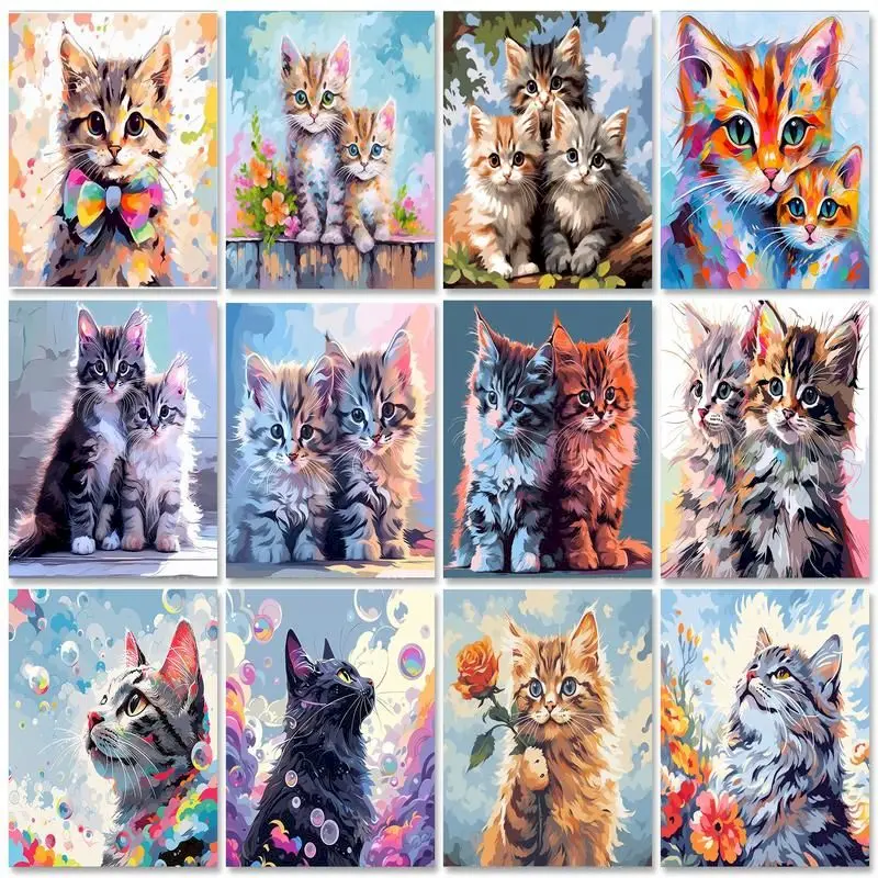 CHENISTORY DIY Paint By Numbers Kit for Adults - Cat, Acrylic Digital Oil Painting By Numbers Art on Canvas Home Decor Gift
CHENISTORY DIY Paint By Numbers Kit for Adults - Cat, Acrylic Digital Oil Painting By Numbers Art on Canvas Home Decor Gift