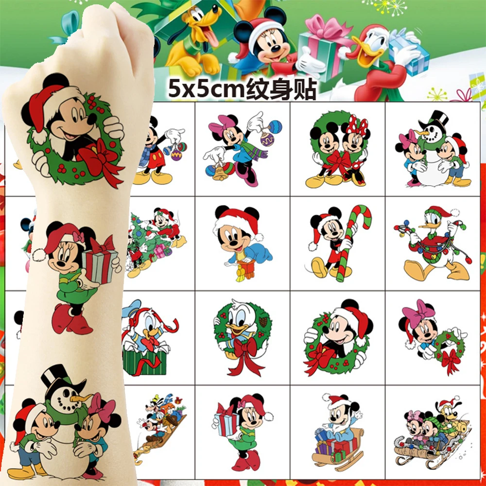 20pcs Disney Christmas Mickey Mouse Temporary Tattoo Stickers Cute Minnie Cartoon Children Body Art Waterproof Tattoo Kids Toys 
20pcs Disney Christmas Mickey Mouse Temporary Tattoo Stickers Cute Minnie Cartoon Children Body Art Waterproof Tattoo Kids Toys