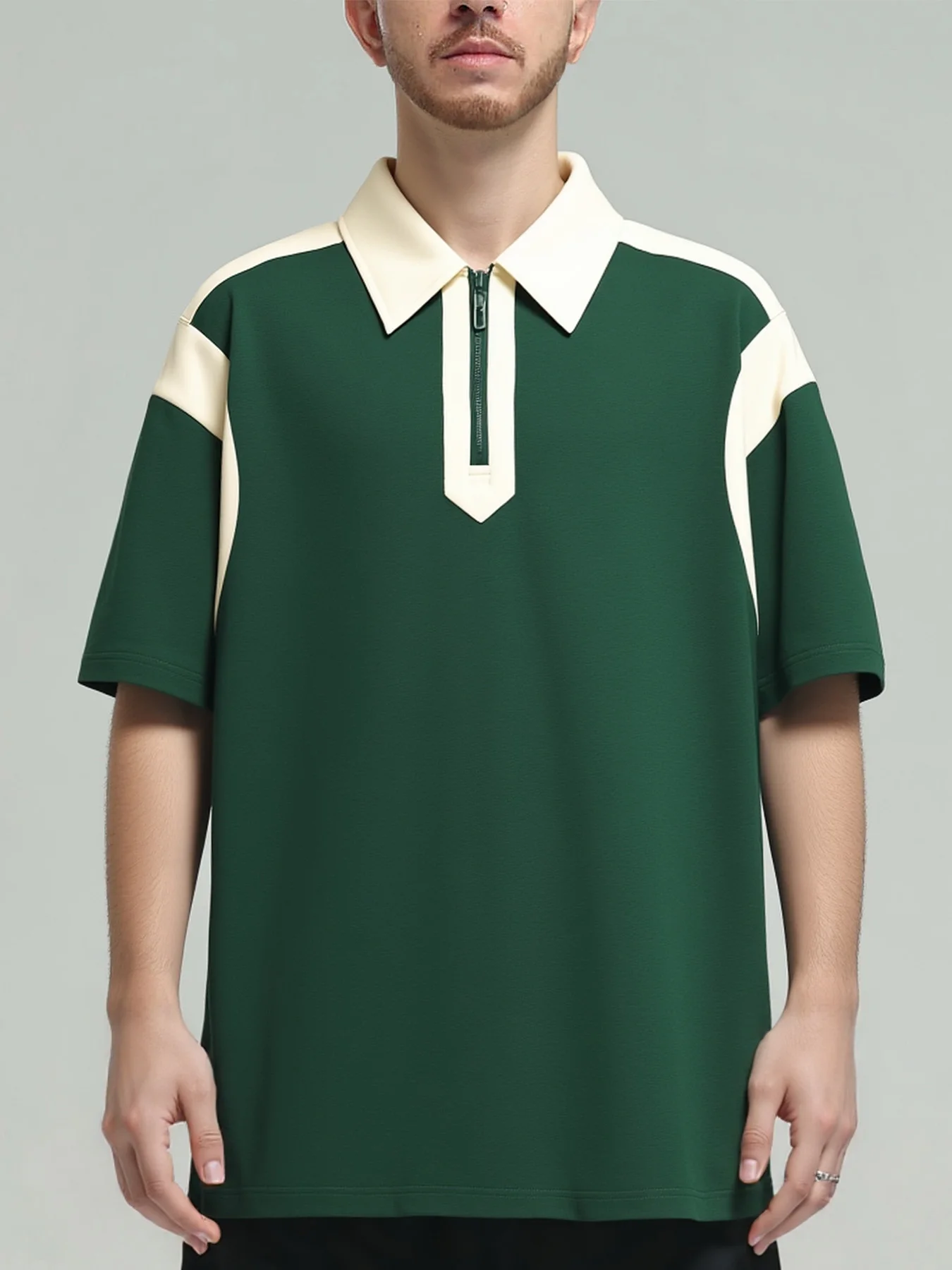 Loose Trend Contrasting Colors POLO Trend T-shirt Men's and Women's Short-sleeved Blank Shirt Wholesale
Loose Trend Contrasting Colors POLO Trend T-shirt Men's and Women's Short-sleeved Blank Shirt Wholesale