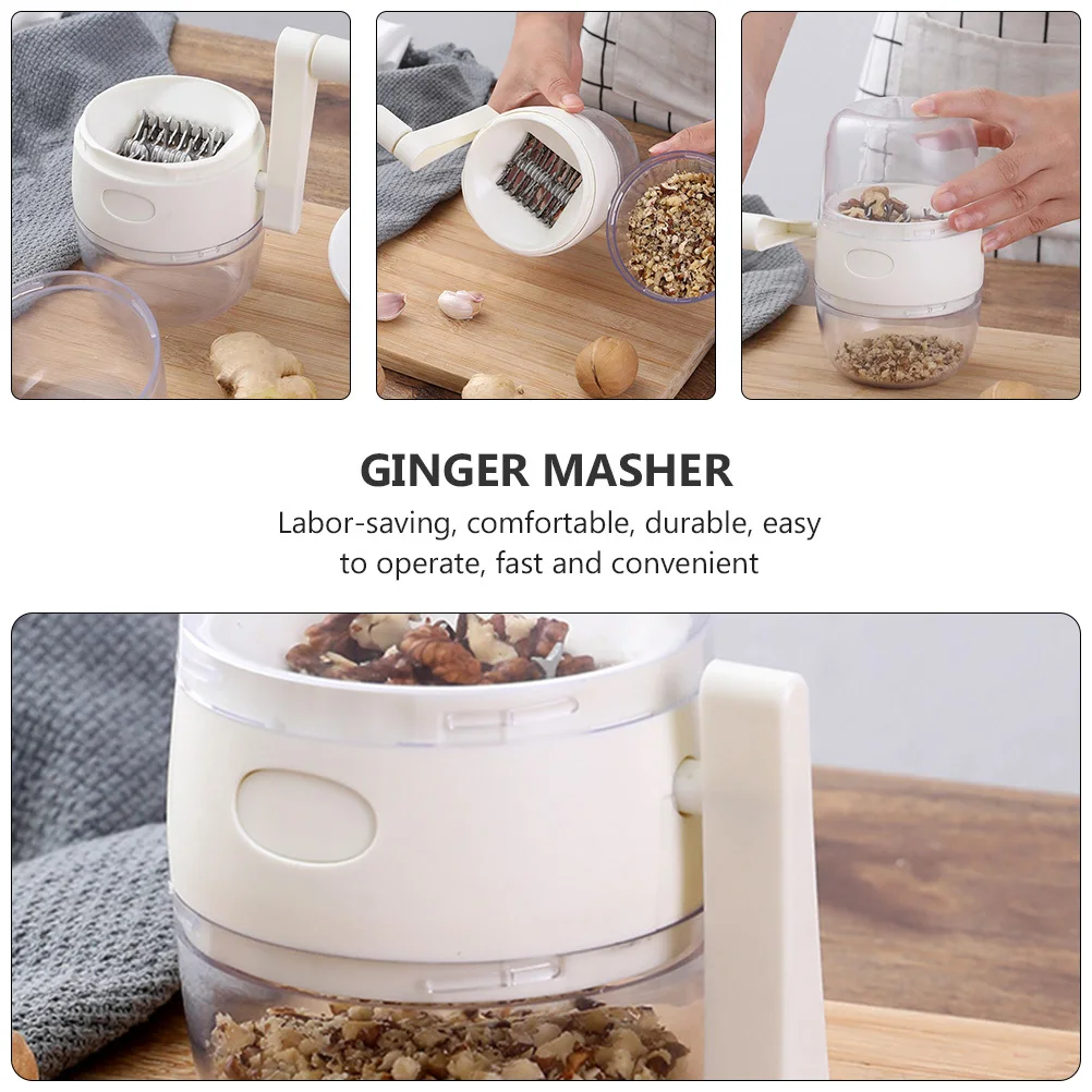 1Pcs Dried Food Masher Premium ABS Garlic Masher Labor-Saving Kitchen Gadget Home Use Rotary Handle Manual Ginger Chopper Easy
1Pcs Dried Food Masher Premium ABS Garlic Masher Labor-Saving Kitchen Gadget Home Use Rotary Handle Manual Ginger Chopper Easy