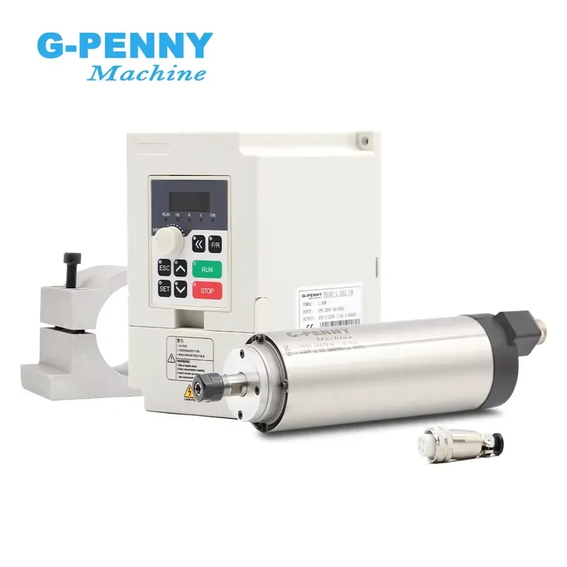 G-PENNY Machine 0.8kw ER11 110V/220V Air Cooled Spindle Motor 4 Pcs Bearings QL Inverter VFD 65mm Bracket 400Hz 24000rpm
G-PENNY Machine 0.8kw ER11 110V/220V Air Cooled Spindle Motor 4 Pcs Bearings QL Inverter VFD 65mm Bracket 400Hz 24000rpm