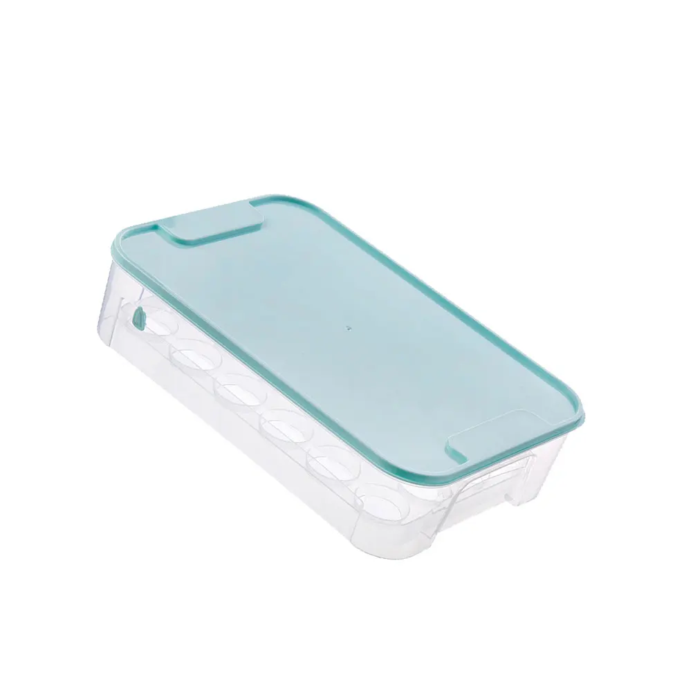 1Pcs Egg Storage Container Stackable Protective Case with Cover for Refrigerator Kitchen Blue Practical Egg Holder 
1Pcs Egg Storage Container Stackable Protective Case with Cover for Refrigerator Kitchen Blue Practical Egg Holder