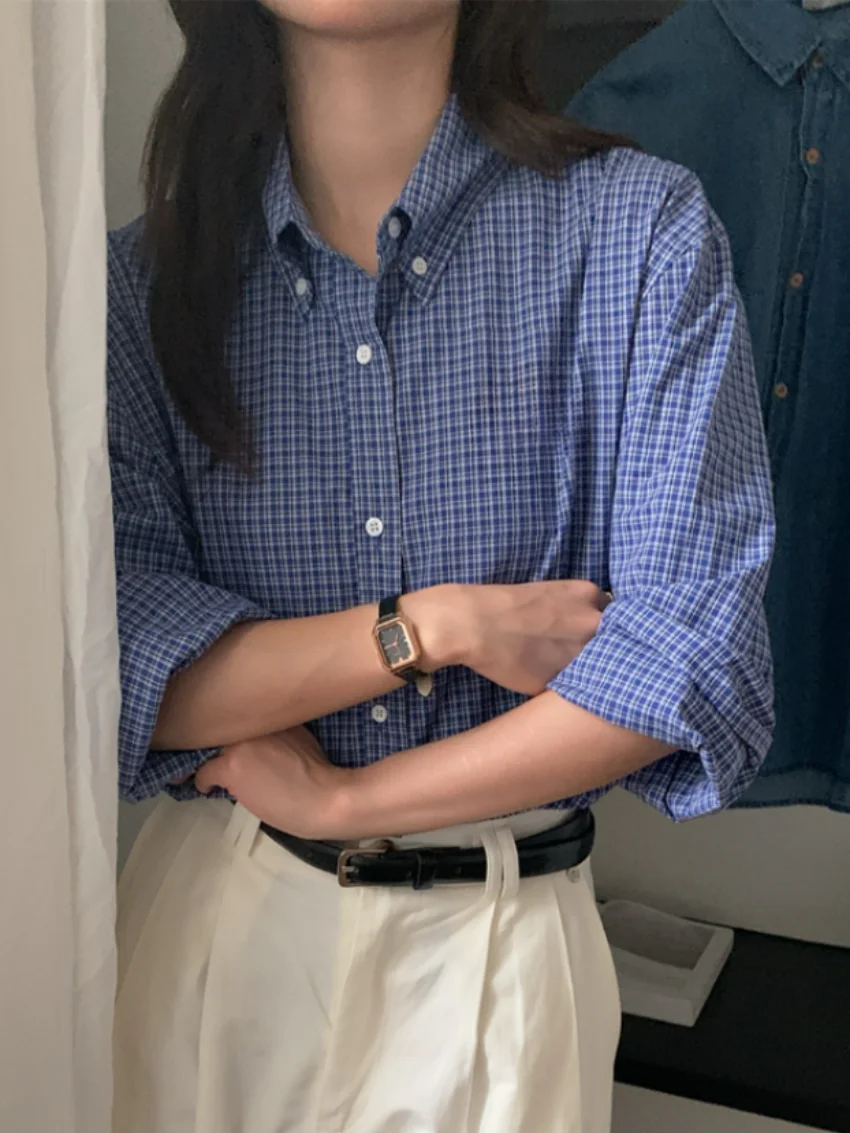 Alien Kitty M-L Classic Women Shirts Minimalist Loose Chic Full Sleeve Spring 2025 Vintage Casual New Office Lady All Match
Alien Kitty M-L Classic Women Shirts Minimalist Loose Chic Full Sleeve Spring 2025 Vintage Casual New Office Lady All Match