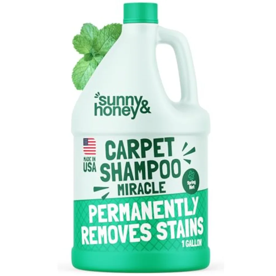 Sunny and Honey Heavy Duty Carpet Cleaner Solution for Machines - Stain and Surface Odor Eliminator - Carpet Shampoo for Couche
Sunny and Honey Heavy Duty Carpet Cleaner Solution for Machines - Stain and Surface Odor Eliminator - Carpet Shampoo for Couche