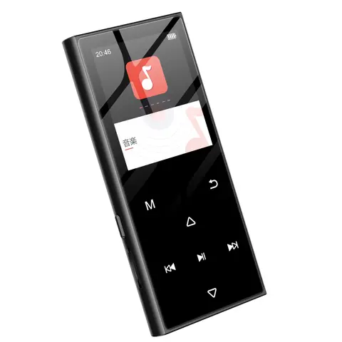 128GB MP3 Player, Bluetooth 5.0, SWOFY  Portable Digital Lossless Music Player, Built-in Speakers, Touch Button