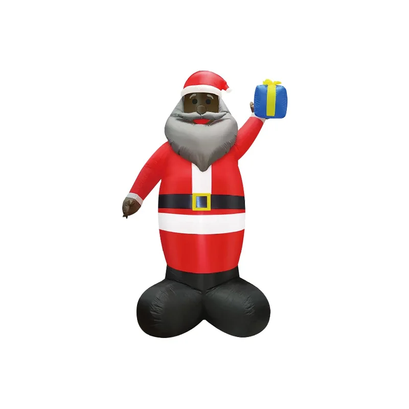 Handheld gift Santa inflatable air mold Christmas light outdoor holiday decoration ornament
Handheld gift Santa inflatable air mold Christmas light outdoor holiday decoration ornament