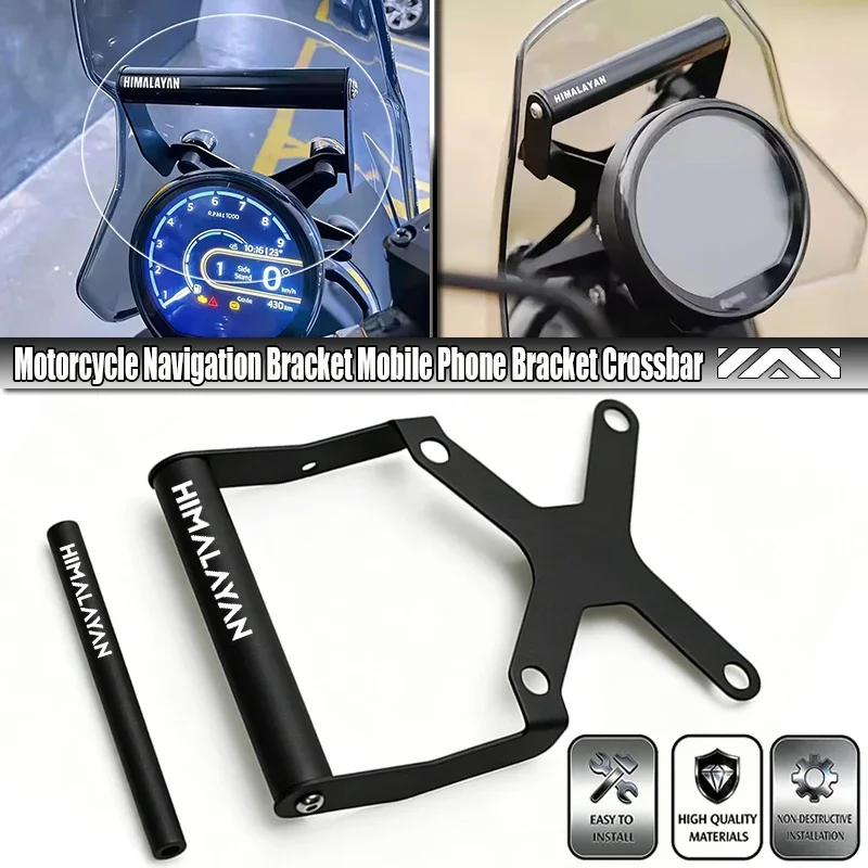 Motorcycle@ Phone Holder Stand GPS Navigation Plate Bracket For Himalayan 450 2024 2025 himalayan450 Accessories
Motorcycle@ Phone Holder Stand GPS Navigation Plate Bracket For Himalayan 450 2024 2025 himalayan450 Accessories