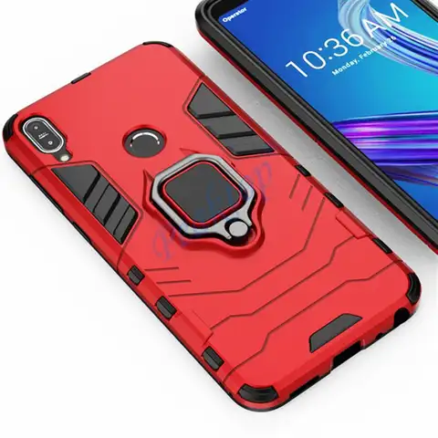 Para asus zb602kl caso para asus zenfone max pro m1 zb601kl zb602kl à prova de choque caso armadura anel dedo suporte magnetismo max pro m1