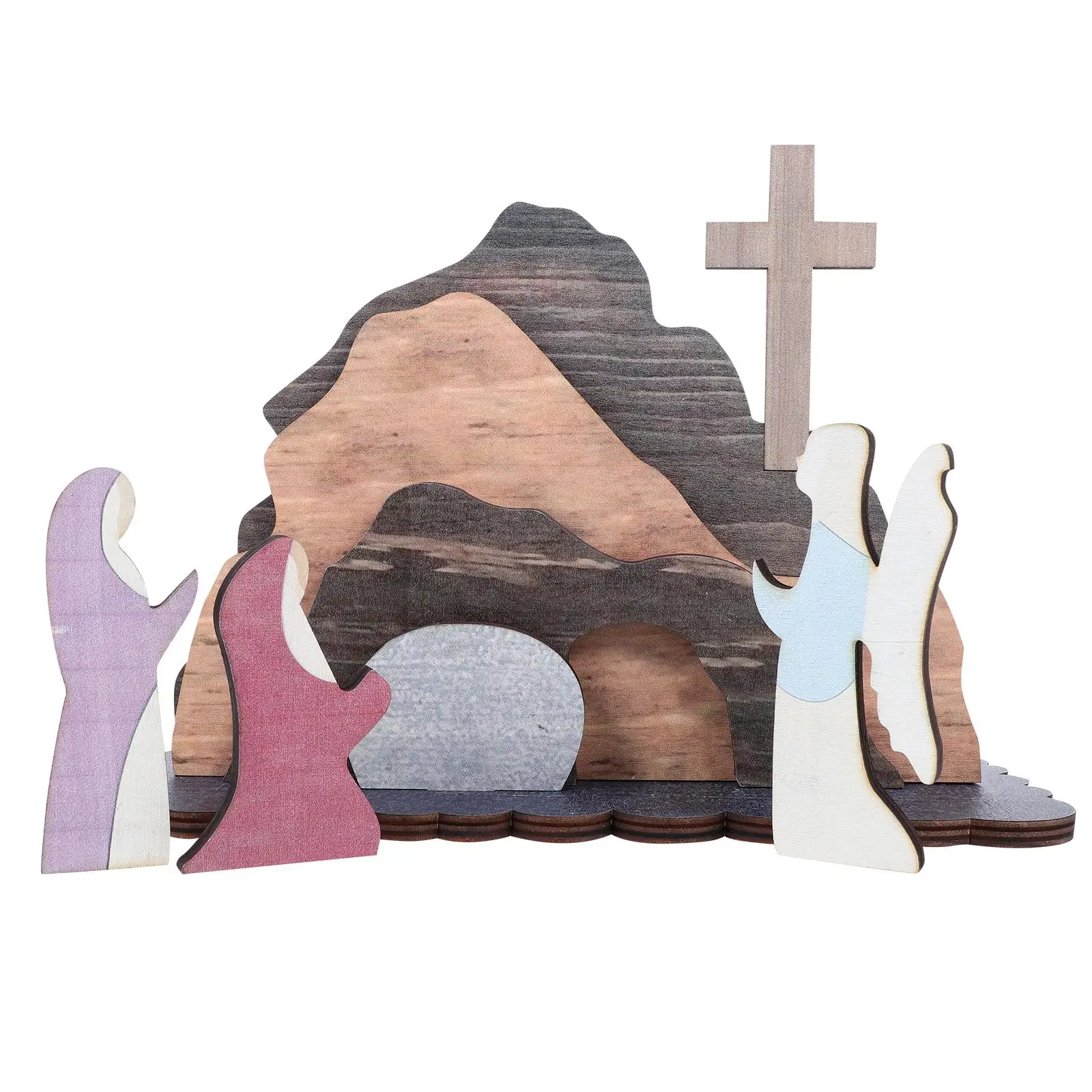 Wooden Easter Scene Adornment Vintage Jesus Nativity Decor for Dining Table Festive Centerpieces Embellishment
Wooden Easter Scene Adornment Vintage Jesus Nativity Decor for Dining Table Festive Centerpieces Embellishment