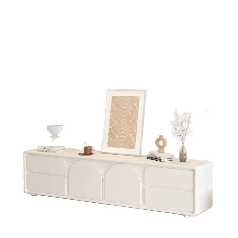 French cream wind TV cabinet, simple modern minimalist Internet celebrity TV cabinet, floor living room home
French cream wind TV cabinet, simple modern minimalist Internet celebrity TV cabinet, floor living room home
