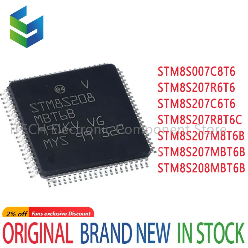 STM8S007C8T6 STM8S207C6T6 STM8S207R6T6 STM8S207R8T6C STM8S207M8T6B STM8S207MBT6B STM8S208MBT6B STM8S007 STM8S207 STM8S208 STM IC
STM8S007C8T6 STM8S207C6T6 STM8S207R6T6 STM8S207R8T6C STM8S207M8T6B STM8S207MBT6B STM8S208MBT6B STM8S007 STM8S207 STM8S208 STM IC
