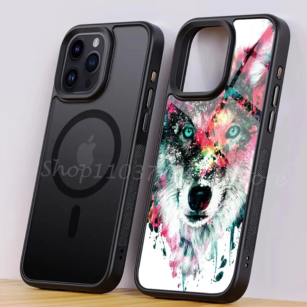 Wolf II Phone Case For IPhone 15 14 13 Pro Max 11 Mini Alex Mirror For Magsafe Wireless Charging Cover
Wolf II Phone Case For IPhone 15 14 13 Pro Max 11 Mini Alex Mirror For Magsafe Wireless Charging Cover