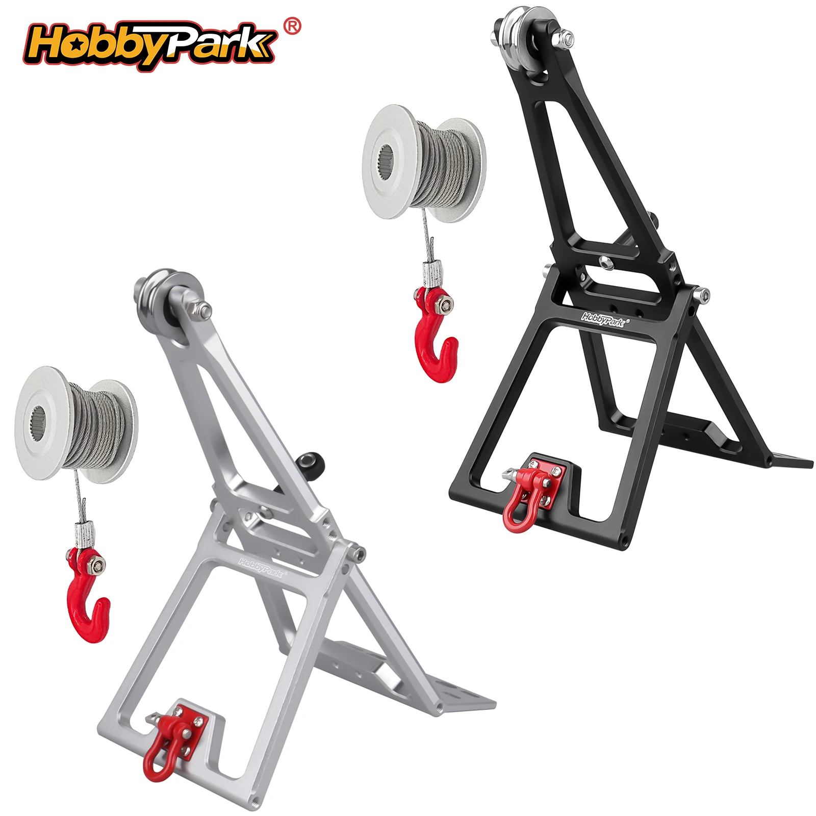 HobbyPark Upgrade Tow Rig Crane Winch Tow Hook Rescue Wrecker Kit for 1/10 TRX4 SCX10 II Capra LCG Chassis Frame DIY
HobbyPark Upgrade Tow Rig Crane Winch Tow Hook Rescue Wrecker Kit for 1/10 TRX4 SCX10 II Capra LCG Chassis Frame DIY