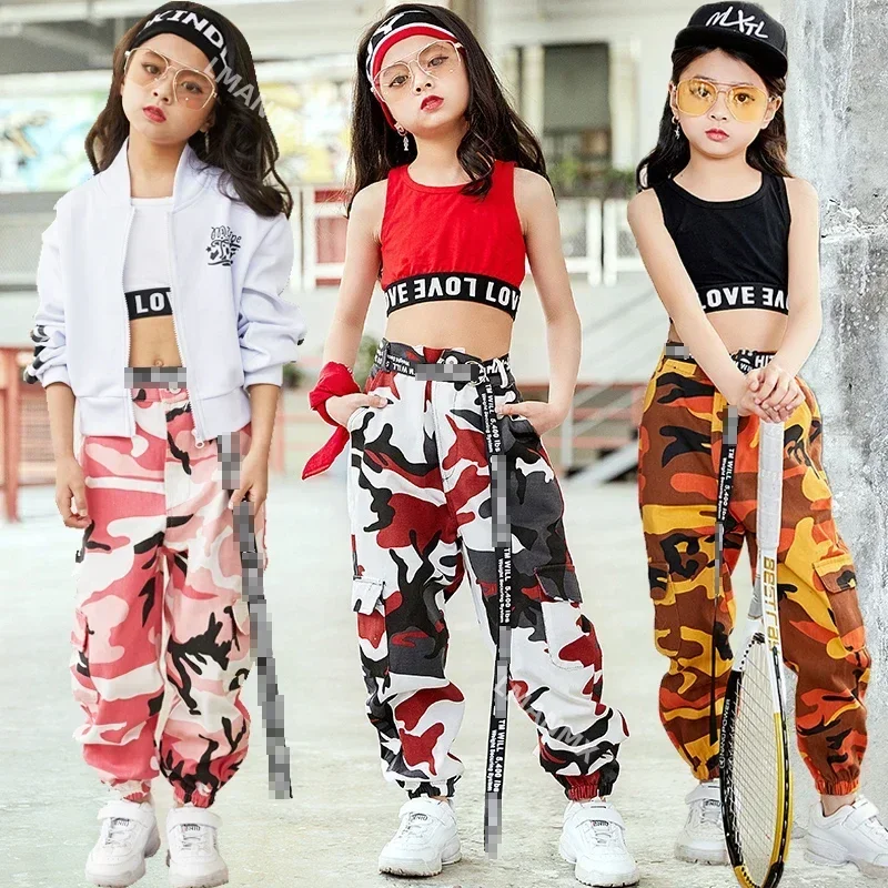 Fashion Children Jazz Dance Costume For Girls Hip Hop Street Dancing Clothing Vest Pants Kids Performance Dance Clothes
Fashion Children Jazz Dance Costume For Girls Hip Hop Street Dancing Clothing Vest Pants Kids Performance Dance Clothes