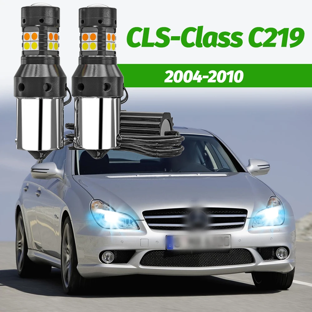 2pcs Dual Mode Turn Signal+Daytime Running Light Accessories LED DRL For Mercedes Benz CLS-Class C219 2004-2010 2005 2006 2007
2pcs Dual Mode Turn Signal+Daytime Running Light Accessories LED DRL For Mercedes Benz CLS-Class C219 2004-2010 2005 2006 2007