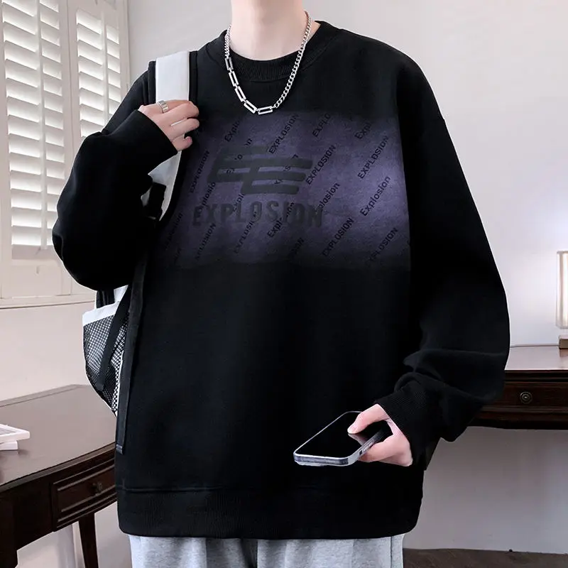 Spring New Round Neck Gradient Letter Sweatshirt Korean Style Versatile Fashionable Top
Spring New Round Neck Gradient Letter Sweatshirt Korean Style Versatile Fashionable Top