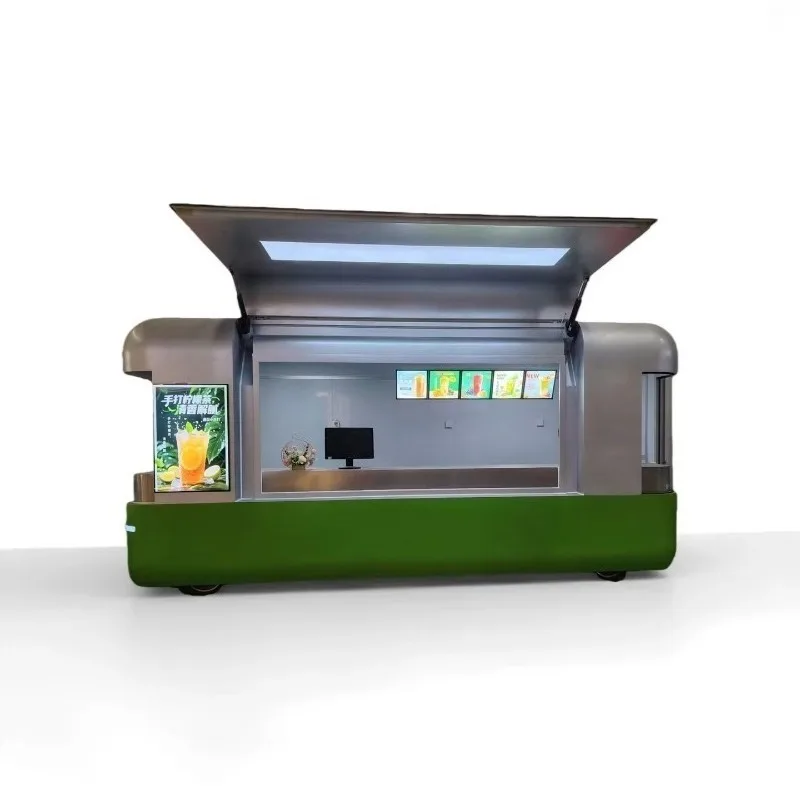 Customized Fully Equipped Compact Capsule Mobile Food Trailer Cost-Effective Street Vending Cart Practical Mobile Concession
Customized Fully Equipped Compact Capsule Mobile Food Trailer Cost-Effective Street Vending Cart Practical Mobile Concession